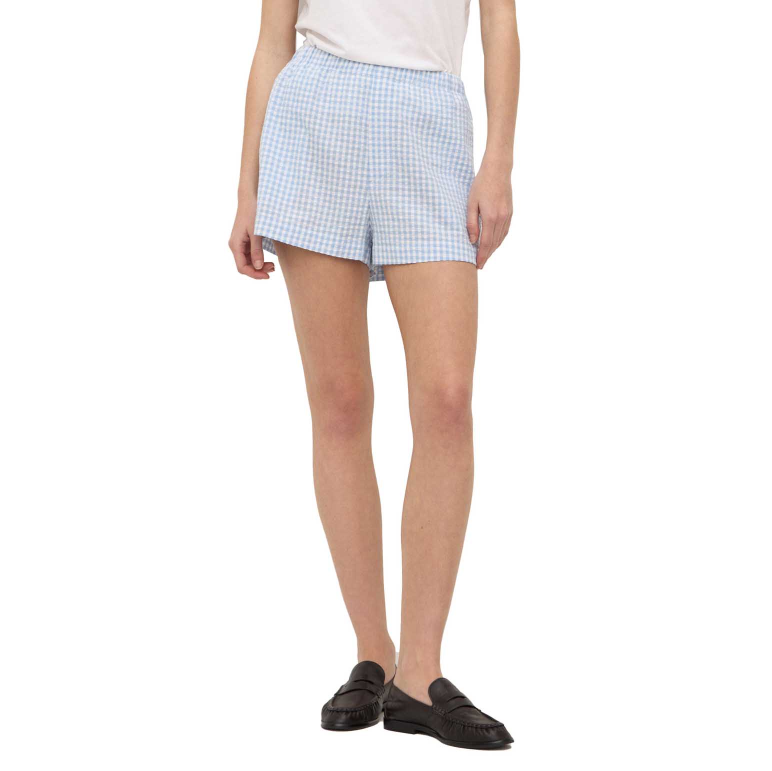 Assembly Label Ainslee Short Blue Check